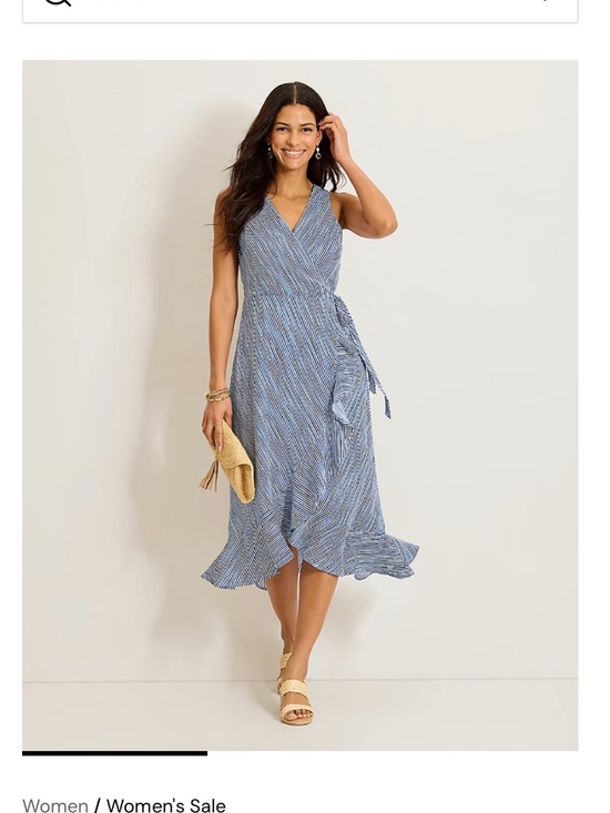 Tommy Bahamas Dresses & Skirts - Tommy Bahama linen wrap dress size 6